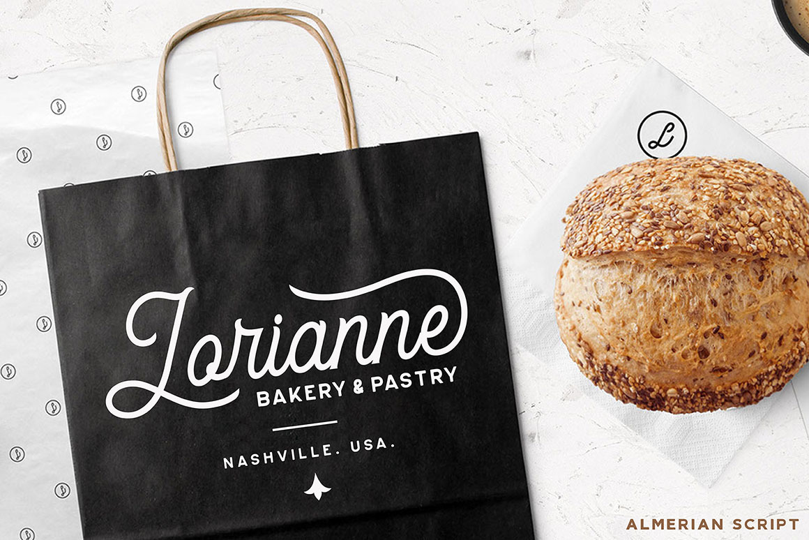 Almerian Retro Script Font Almerian Retro Script Font