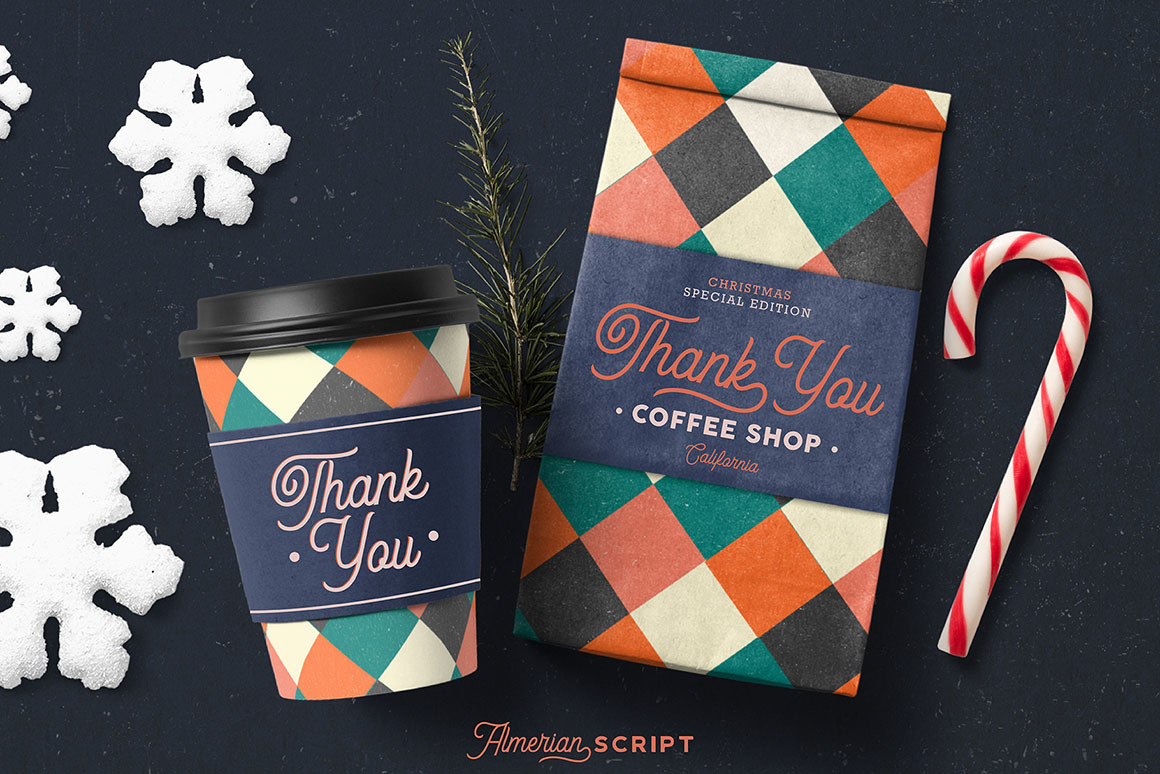 Almerian Retro Script Font Almerian Retro Script Font