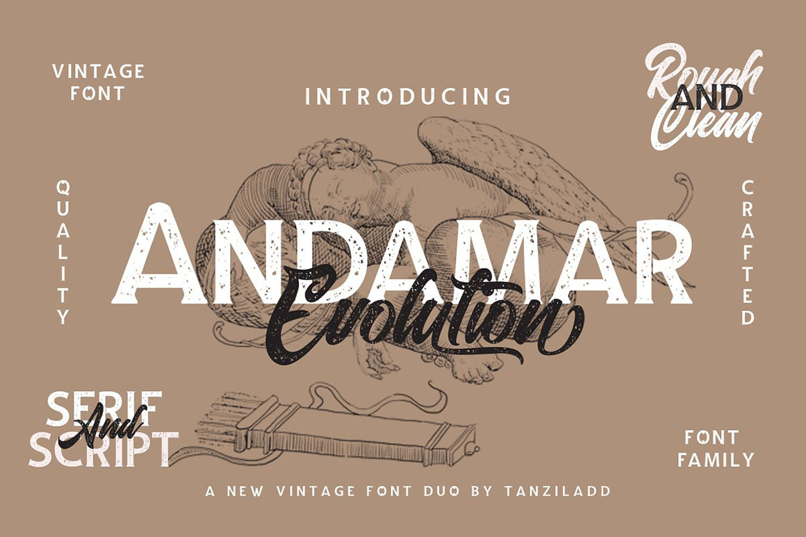 Andamar Font Family Andamar Font Family