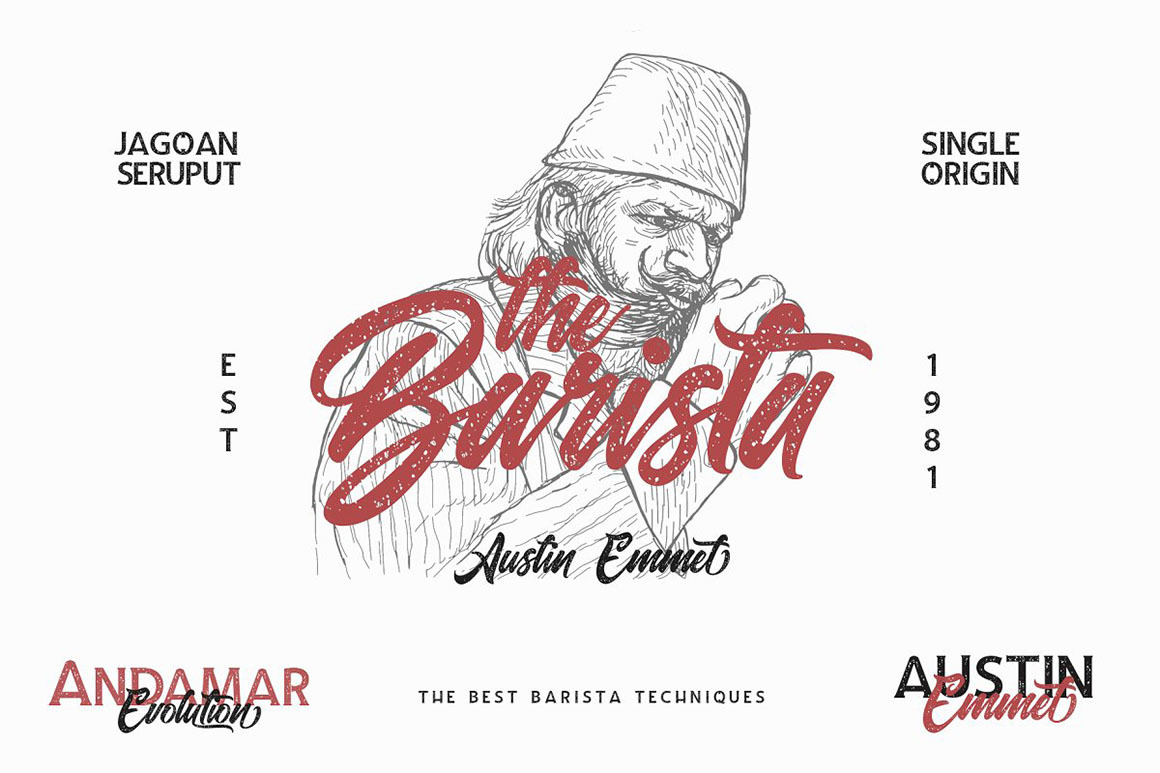 Andamar Font Family Andamar Font Family