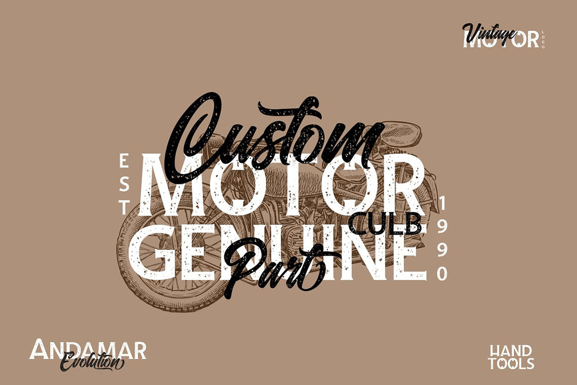 Andamar Font Family Andamar Font Family