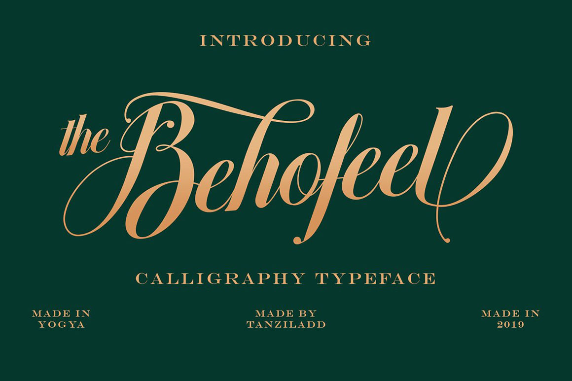 Behofeel Decorative Script Behofeel Decorative Script