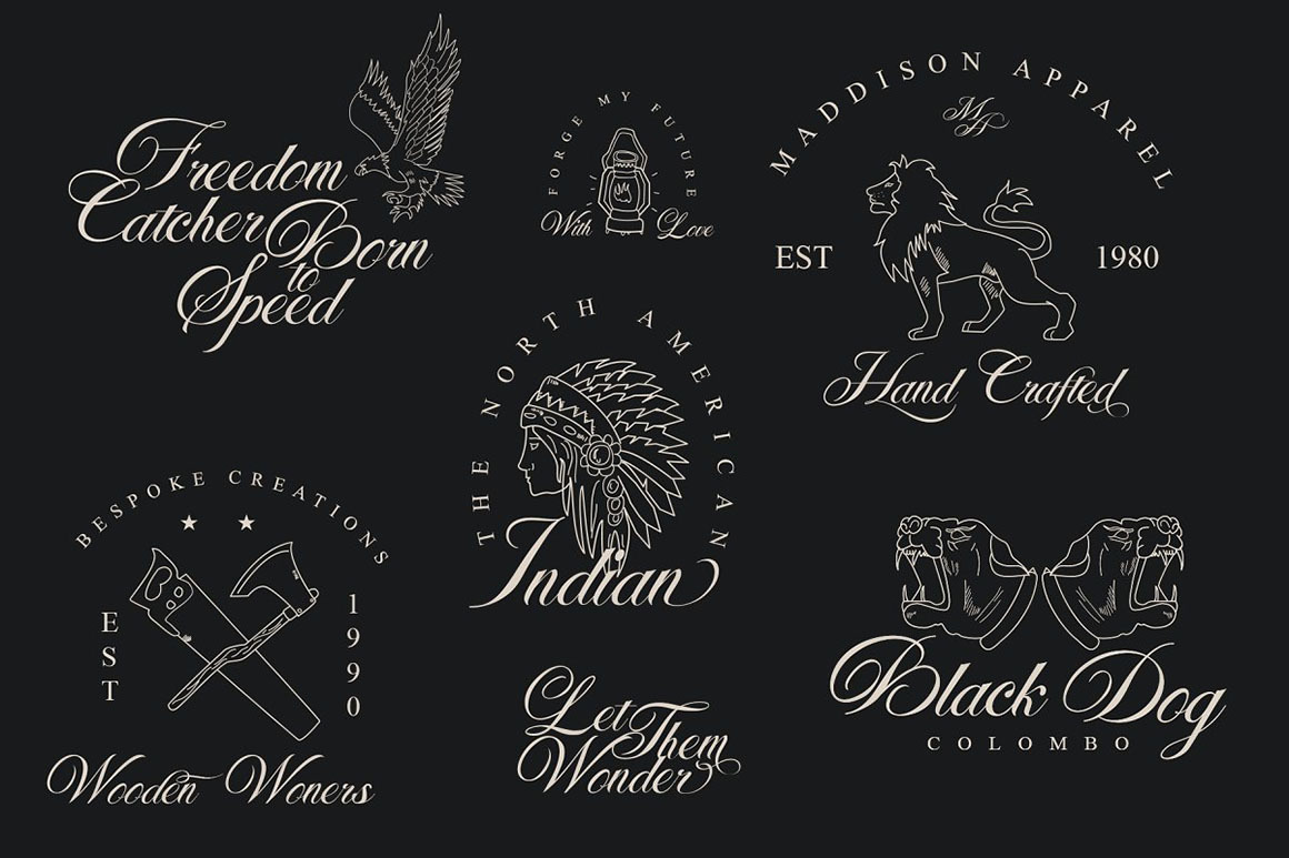 Malbrouck Classic Script Font Malbrouck Classic Script Font