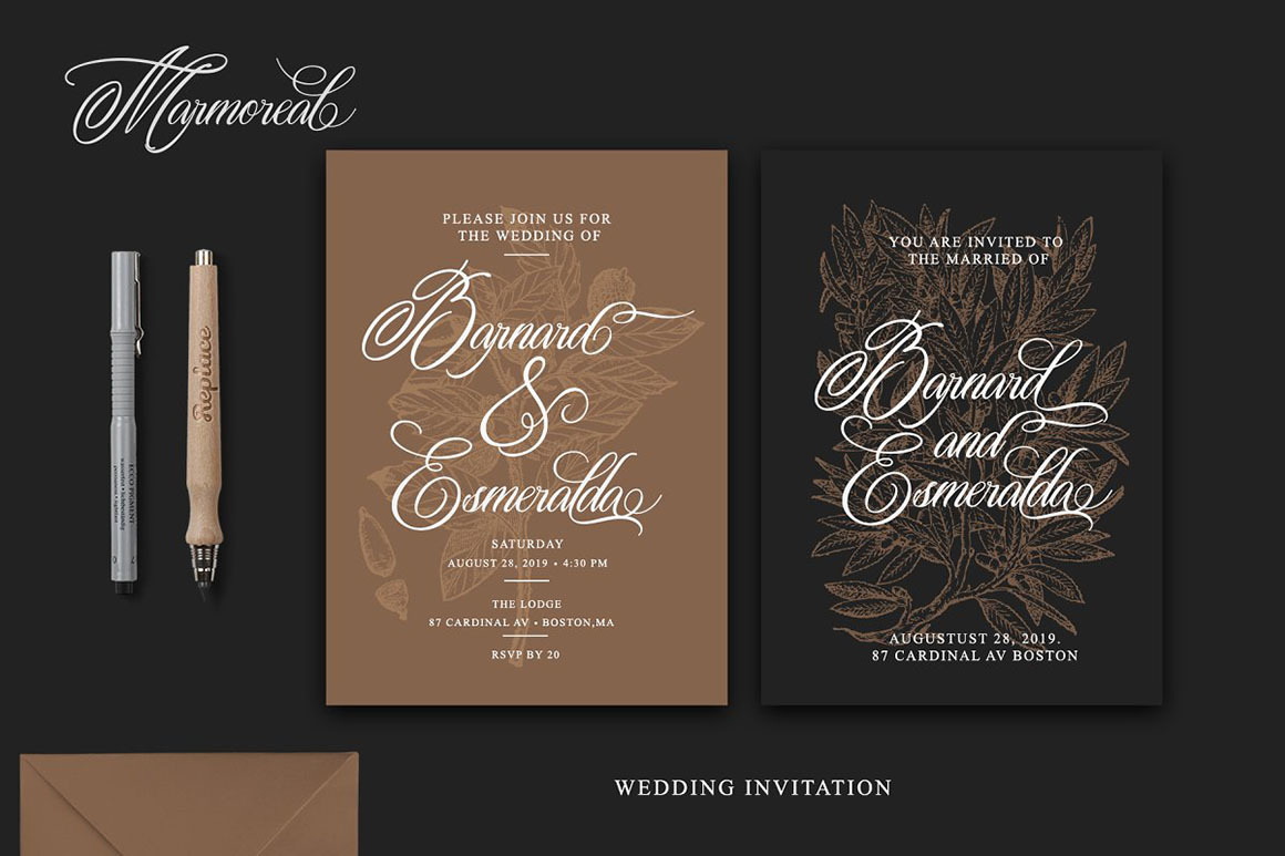 Marmoreal Decorative Script Marmoreal Decorative Script