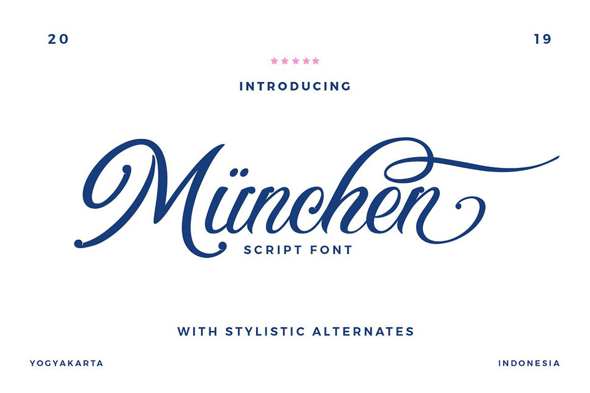 Munchen Decorative Script