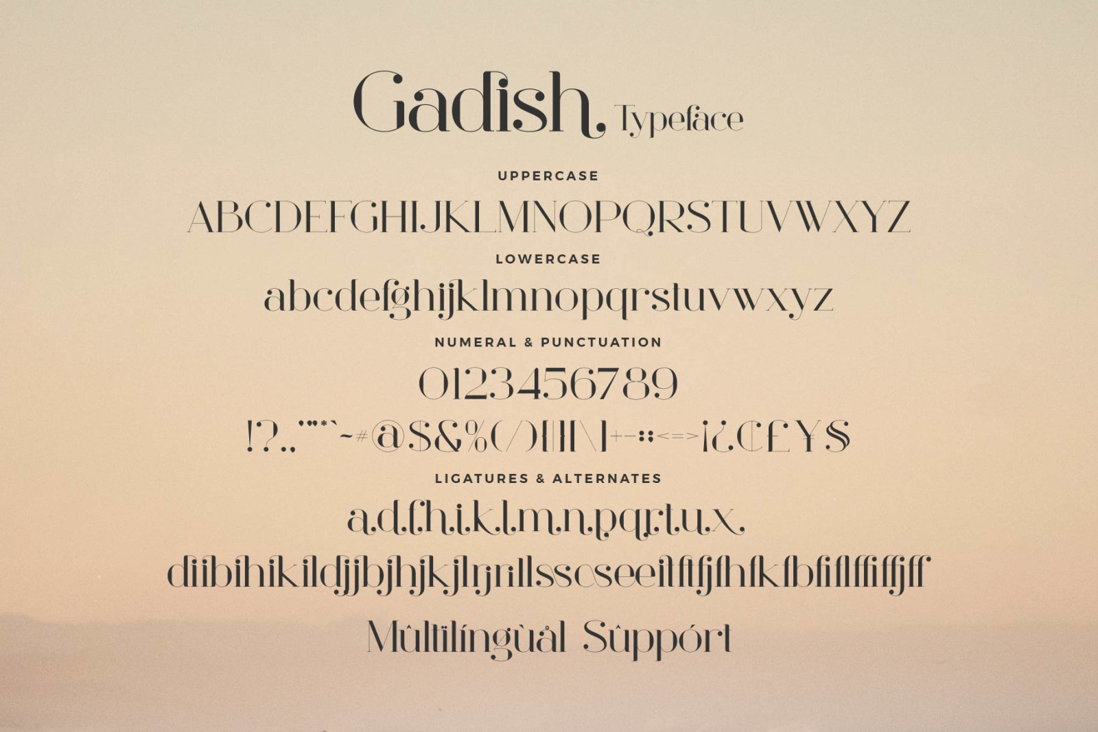 Gadish Font