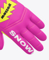 Snowboarding Gloves Mockup