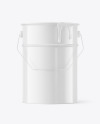 Glossy Paint Can Mockup