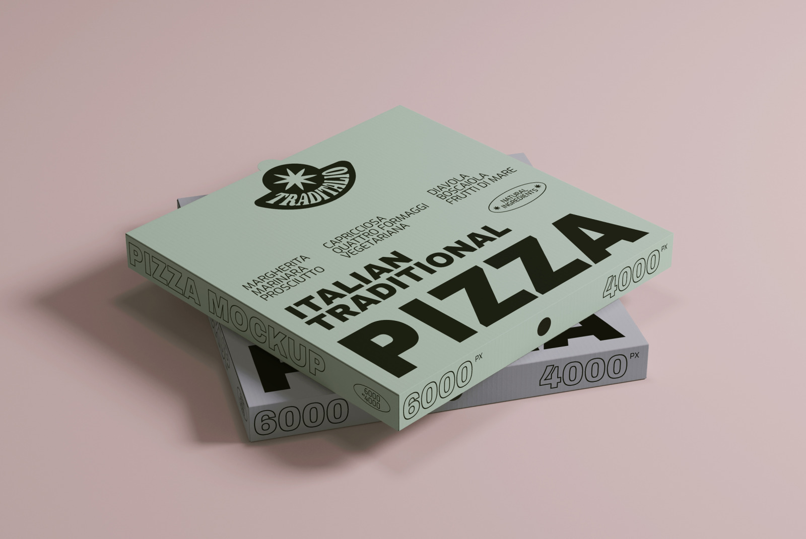 Pizza Box Mockup