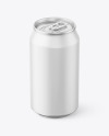 Matte Aluminium Drink Can Mockup