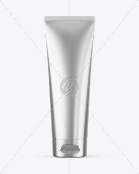 Metallic Cosmetic Tube Mockup