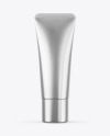 Metallic Cosmetic Tube Mockup