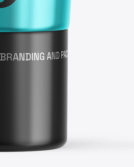 Metallic Cosmetic Tube Mockup