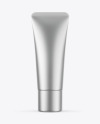 Matte Metallic Cosmetic Tube Mockup