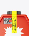 Glossy Honey Jar Mockup