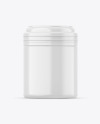 Glossy Plastic Jar Mockup