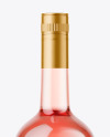 Clear Glass Pink Wine Mockup