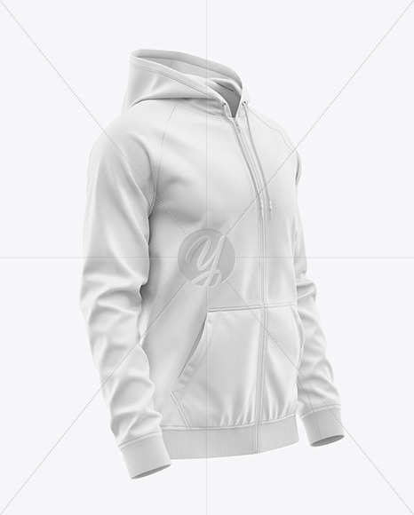 Full-Zip Hoodie Mockup