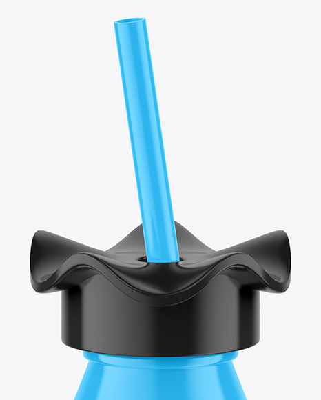 Glossy Drink Bottle Mockup
