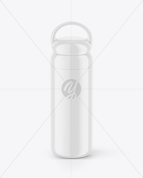 Glossy Thermo Bottle Mockup