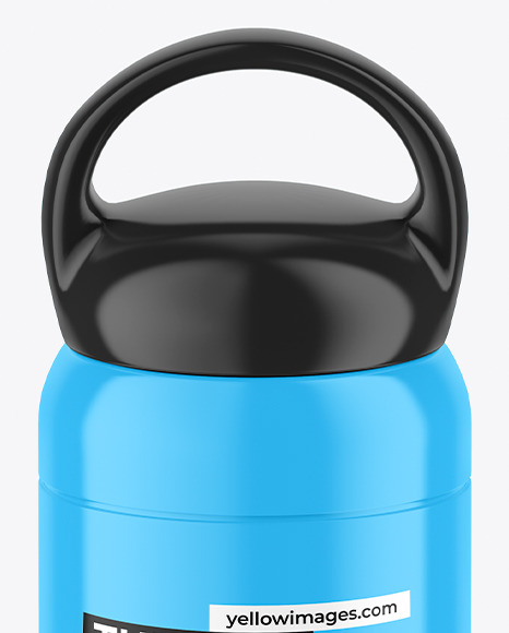 Glossy Thermo Bottle Mockup