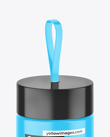 Glossy Sport Bottle Mockup