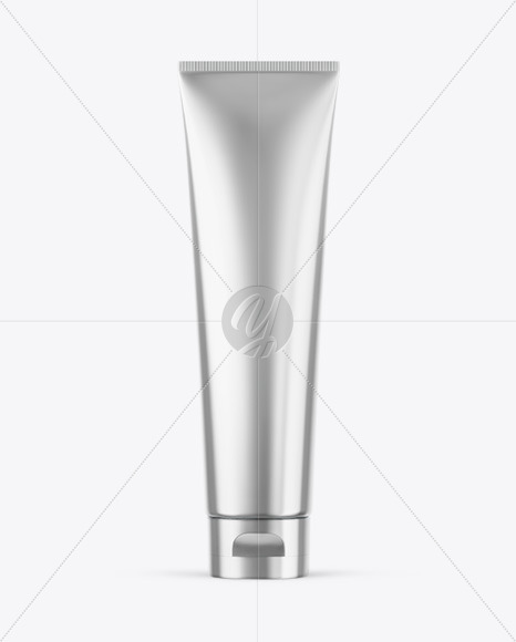 Metallic Cosmetic Tube Mockup