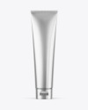 Metallic Cosmetic Tube Mockup