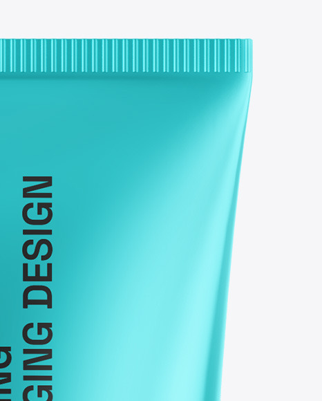 Metallic Cosmetic Tube Mockup
