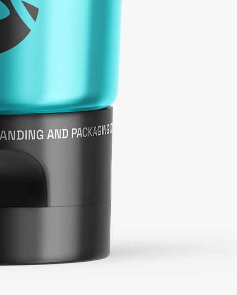Metallic Cosmetic Tube Mockup