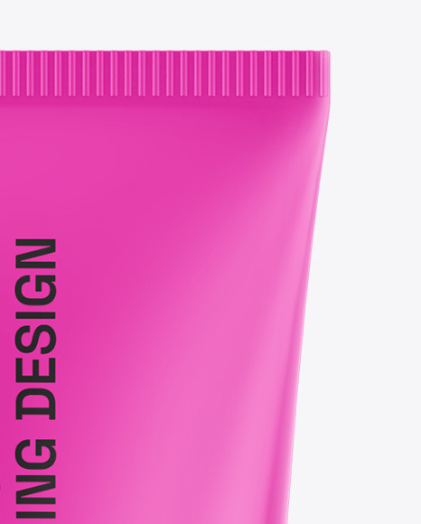 Glossy Cosmetic Tube Mockup