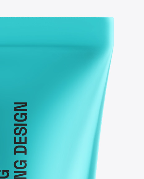 Metallic Cosmetic Tube Mockup