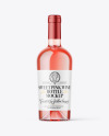 Clear Glass Pink Wine Mockup