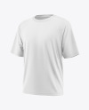 Men's Oversize T-Shirt Mockup - Half Side View