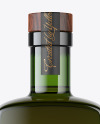 Green Glass Whisky Bottle Mockup