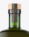 Green Glass Whisky Bottle Mockup