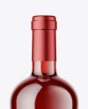 Clear Glass Red Wine Mockup