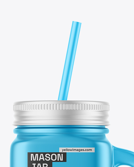 Metallized Mason Jar Mockup