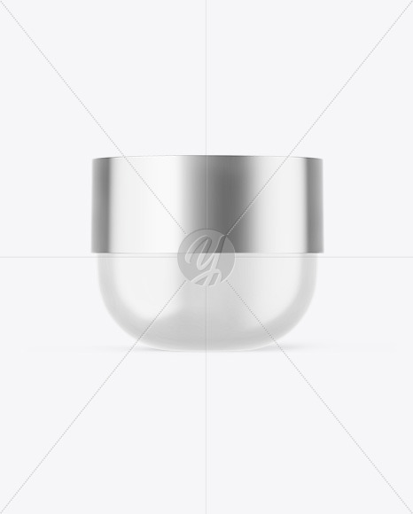 Glossy Cosmetic Jar Mockup