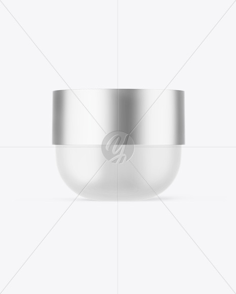 Matte Cosmetic Jar Mockup