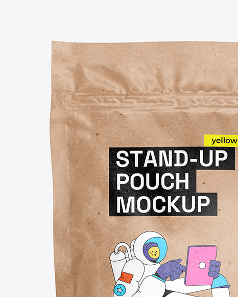 Kraft Pouch Mockup