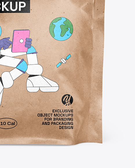 Kraft Pouch Mockup