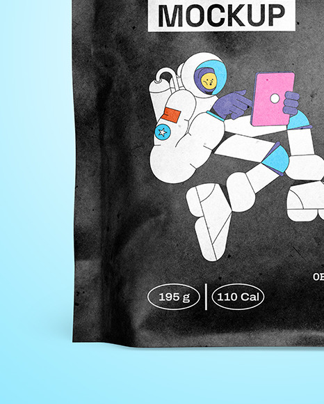 Kraft Pouch Mockup