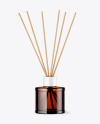 Amber Glass Diffuser Bottle Mockup