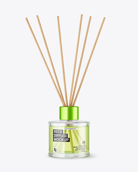 Glass Diffuser Bottle Mockup Glass Diffuser Bottle Mockup
