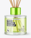 Glass Diffuser Bottle Mockup Glass Diffuser Bottle Mockup
