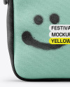 Festival Bag with Zipper Mockup - Front View