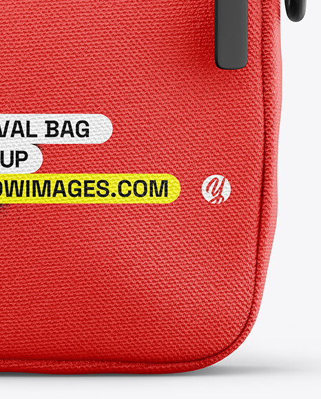 Festival Bag with Zipper Mockup - Front View