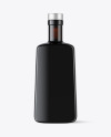 Amber Glass Bottle Mockup