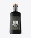 Amber Glass Bottle Mockup